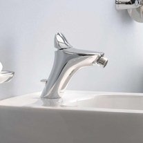 Baterie bideu Kludi, Amba, cu ventil, crom