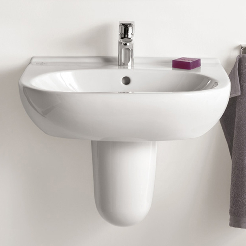 Lavoar suspendat Villeroy & Boch, O.Novo, 55 cm, alb alpin