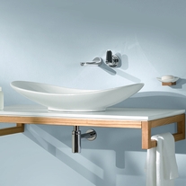 Lavoar pe blat Villeroy & Boch, My Nature, oval, 61 cm, alb, CeramicPlus