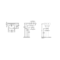Lavoar suspendat Villeroy & Boch, O. Novo, 45 cm, alb alpin