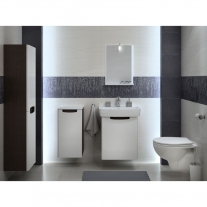 Set mobilier suspendat si lavoar Kolo Geberit Group, Rekord, 60 cm, alb