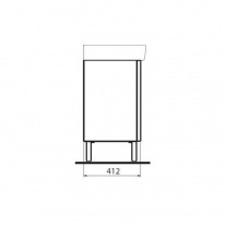 Set mobilier suspendat si lavoar Kolo Geberit Group, Rekord, 60 cm, alb
