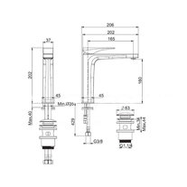 Baterie lavoar, Fima Carlo Frattini, Zeta, crom, 