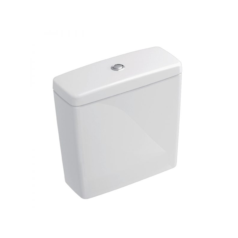Set vas WC stativ Villeroy & Boch, O.Novo, direct flush, cu rezervor si capac soft close, alb