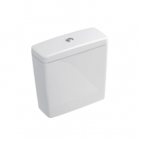 Set vas WC stativ Villeroy & Boch, O.Novo, direct flush, cu rezervor si capac soft close, alb