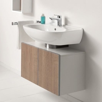 Lavoar suspendat Villeroy & Boch, O.Novo, cu preaplin, 65 cm, alb alpin