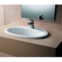 Lavoar incastrat Villeroy & Boch, O.Novo, oval, 56 cm, alb alpin