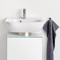 Lavoar suspendat Villeroy & Boch, O.Novo, compact, 50 cm, alb alpin