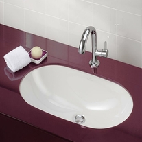 Lavoar sub blat Villeroy & Boch, O.Novo, oval, 53 cm, alb alpin
