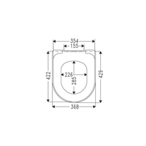 Capac WC Villeroy-Boch, O.Novo, soft close, alb alpin