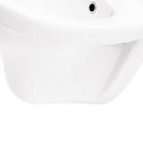 Bideu suspendat Cersanit, Terra, 37 cm, alb
