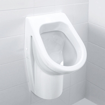 Pisoar Villeroy & Boch, Architectura, oval, alb alpin