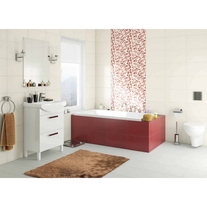 Oglinda Cersanit, Melar, dreptunghiulara, cu raft, 50 x 65 cm, alb