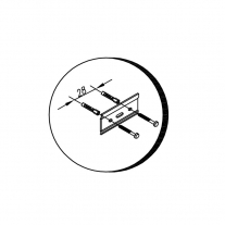 Set mobilier suspendat si lavoar Kolpasan, Tara, 91 cm, alb mat