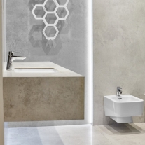 Baterie bideu Kludi, Pure & Style, cu ventil metalic, crom