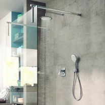 Baterie incastrata cada-dus Kludi, Pure & Style, crom