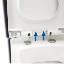 Capac WC Cersanit, Terra, slim,  duroplast cu Soft-Close si Easy Off