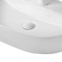 Lavoar pe blat Fluminia, Cassandra 60, alb, 60 x 38 cm