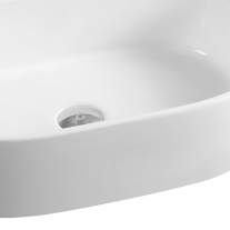  Lavoar pe blat Fluminia, Tisa, alb, 56 x 35 cm