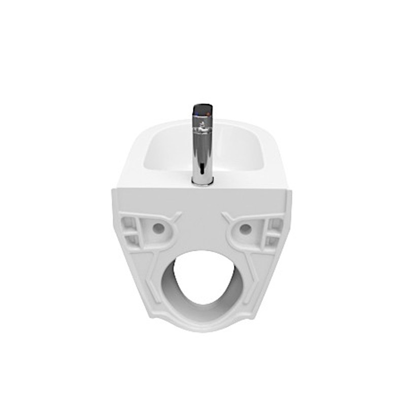 Bideu suspendat Cersanit, Crea, oval, alb