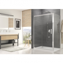 Perete fix Sanswiss, Ocelia, 80 x 190 cm, crom lucios