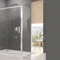 Perete fix Sanswiss, Ocelia, 80 x 190 cm, crom lucios