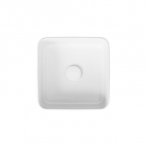 Lavoar Cersanit, Crea, patrat pe blat, 35 cm, alb