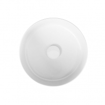Lavoar Cersanit, Crea, rotund pe blat, 35 cm, alb