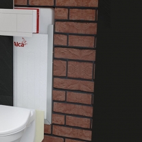 Rezervor wc incastrat Alcaplast, Renovmodul, pentru montare in zidarie, pentru wc suspendat