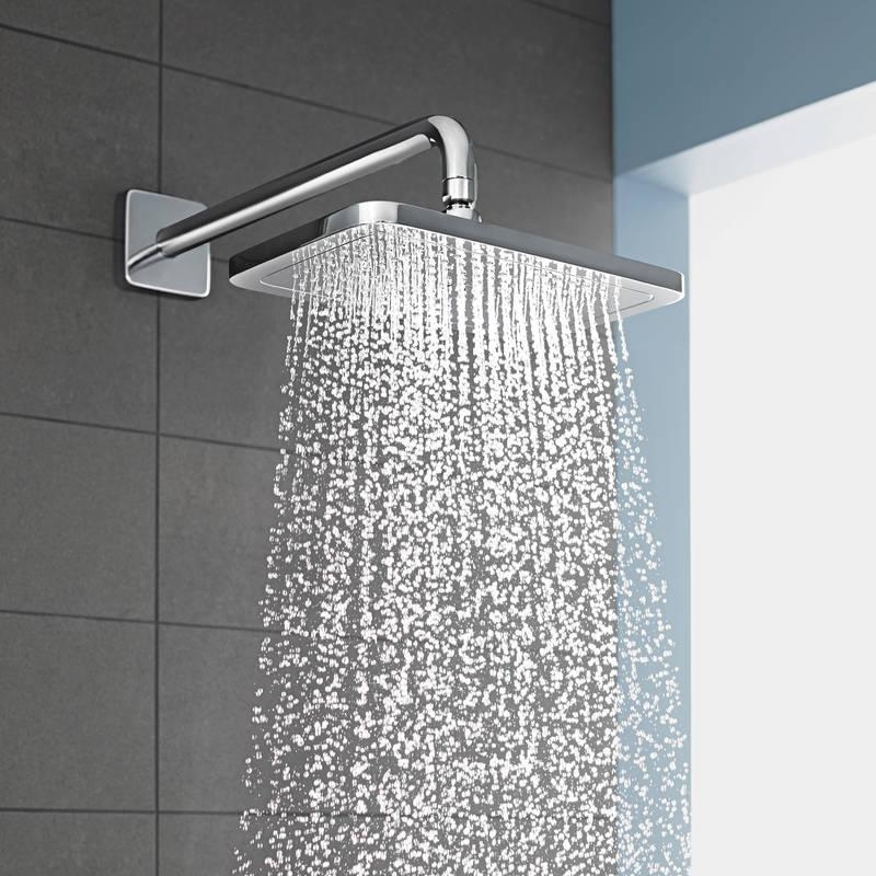 Brat de dus Hansgrohe, montaj pe perete, 38.9 cm, crom