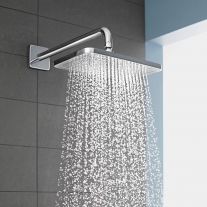 Brat de dus Hansgrohe, montaj pe perete, 38.9 cm, crom