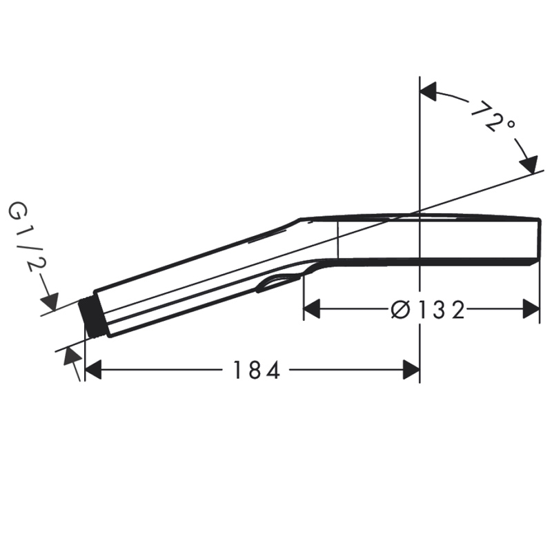 Para de dus, Hansgrohe, Rainfinity 130 3 jeturi, Alb mat
