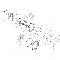 Baterie cada, Hansgrohe, Talis S, Crom