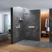 Para de dus, Hansgrohe, Rainfinity 130 3 jeturi, Alb mat
