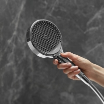 Para de dus, Hansgrohe, Rainfinity 130 3 jeturi, Alb mat