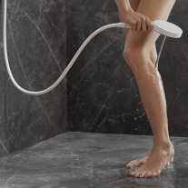 Furtun de dus, Hansgrohe, Isiflex 160 cm, Alb mat