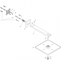 Cap de dus cu brat, Hansgrohe, Raindance E, Negru mat 