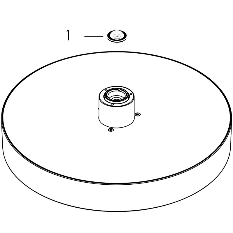 Palarie de dus Hansgrohe, Rainfinity 250, alb mat