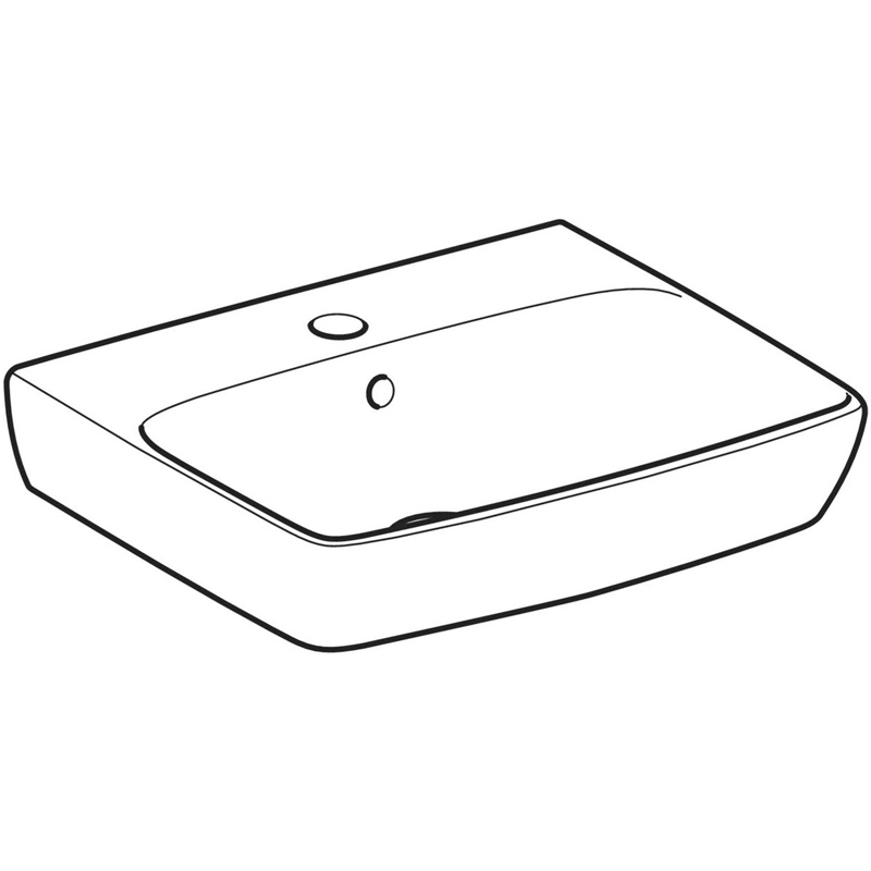 Lavoar Geberit, Selnova Square, 50 cm