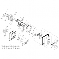 Baterie de dus termostatata, Hansgrohe, ShowerSelect, Negru mat