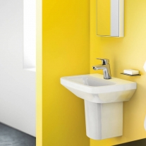 Baterie lavoar cu ventil push-open, Hansgrohe, Logis 70, Crom