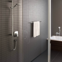 Racord dus, Hansgrohe, Fixfit E, crom