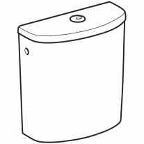 Rezervor vas WC, Geberit, Selnova, alb