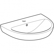 Lavoar Geberit, Selnova, 60 cm, alb