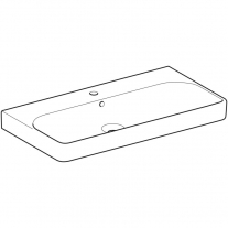 Lavoar Geberit, Smyle Square, 90 cm, alb