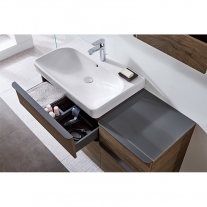 Lavoar Geberit, Smyle Square, 90 cm, alb