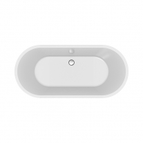 Cada Freestanding, Cersanit, Crea, ovala, alb