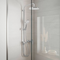 Baterie dus, Hansgrohe, Vernis Blend, negru mat