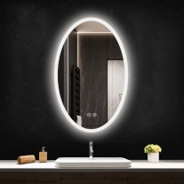 Oglinda Fluminia, Picasso, cu iluminare LED exterior, 50 x 80 cm