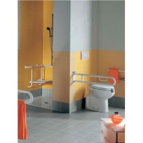 Vas WC pentru persoane cu dizabilitati, Hatria, Autonomy, cu deschidere frontala, alb